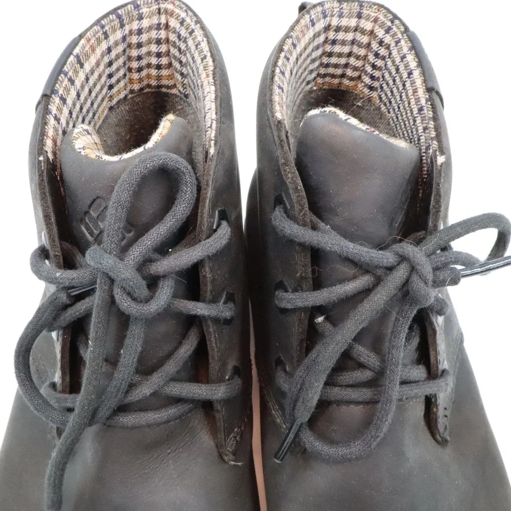 Columbia Chukka Boots Men 10.5 Dark Brown Leather Waterproof BM2861-010 Lug Sole